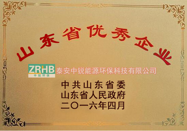 山东省优 秀企业