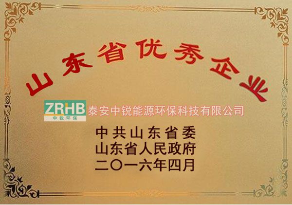 山东省优 秀企业