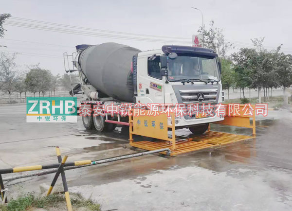 新疆喀什全自动工程洗轮机案例