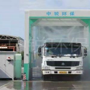 建筑工地龙门式洗车机是怎么工作的
